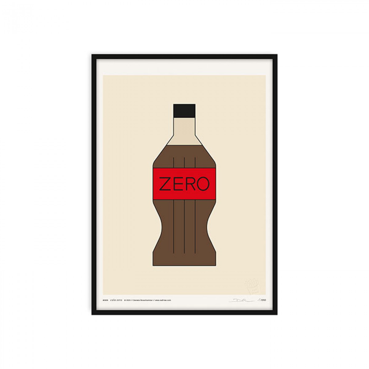 redfries cola zero – Kunstdruck DIN A3