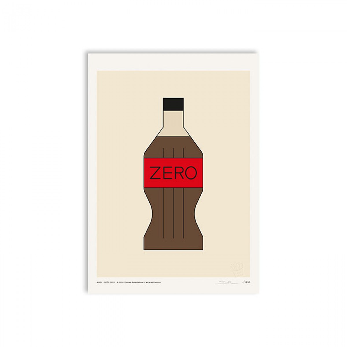 redfries cola zero – Kunstdruck DIN A3