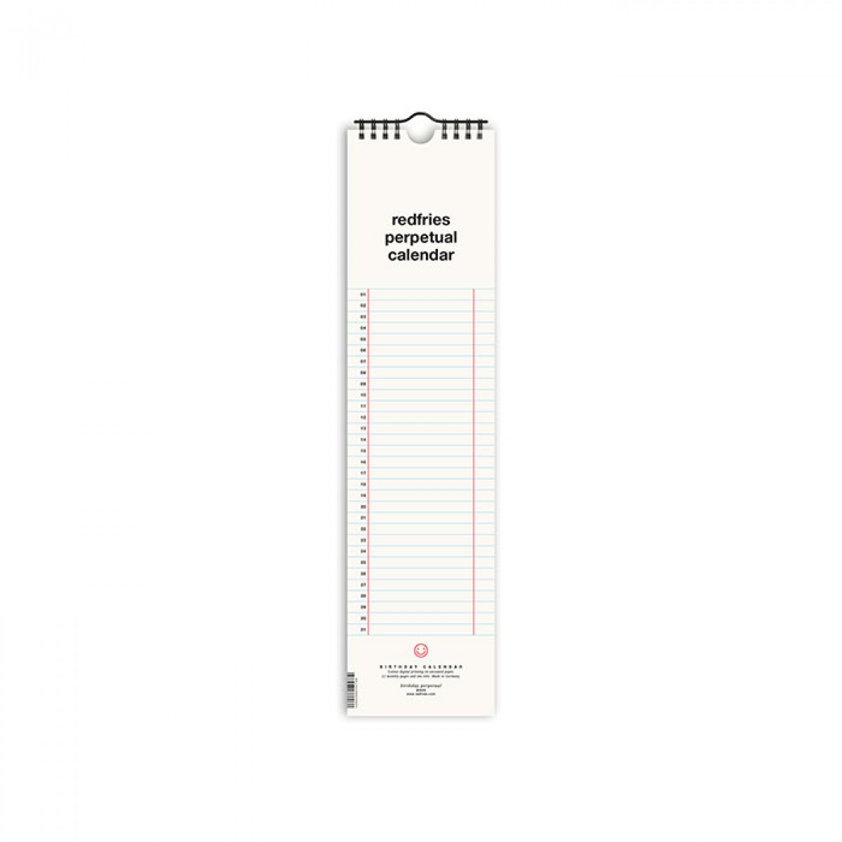 redfries birthday perpetual – Geburtstagskalender