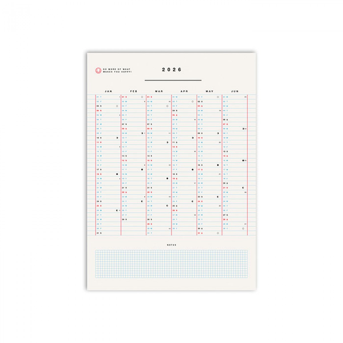 redfries future 2026 – Wandkalender DIN A3