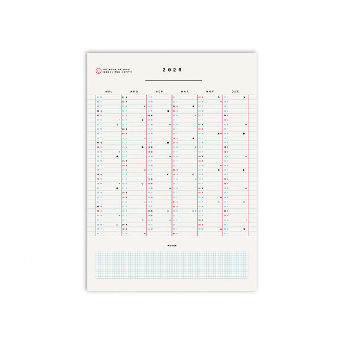 redfries future 2026 – Wandkalender DIN A3