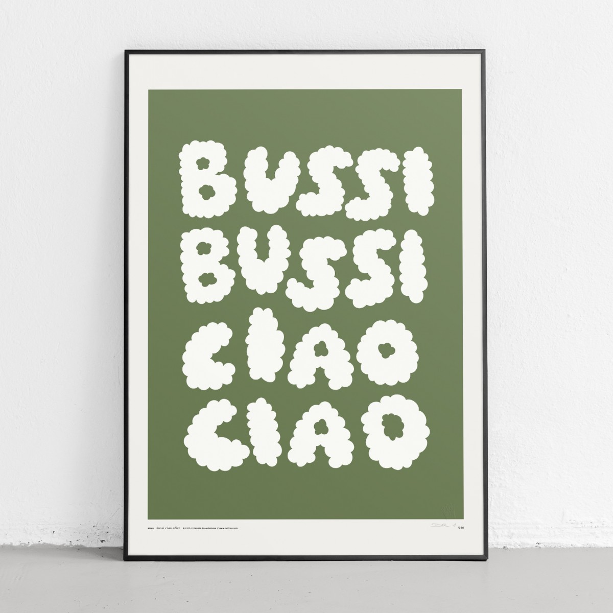redfries bussi ciao olive – Kunstdruck DIN B2