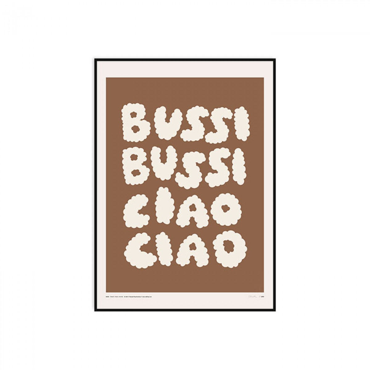 redfries bussi ciao cocoa – Kunstdruck DIN B2