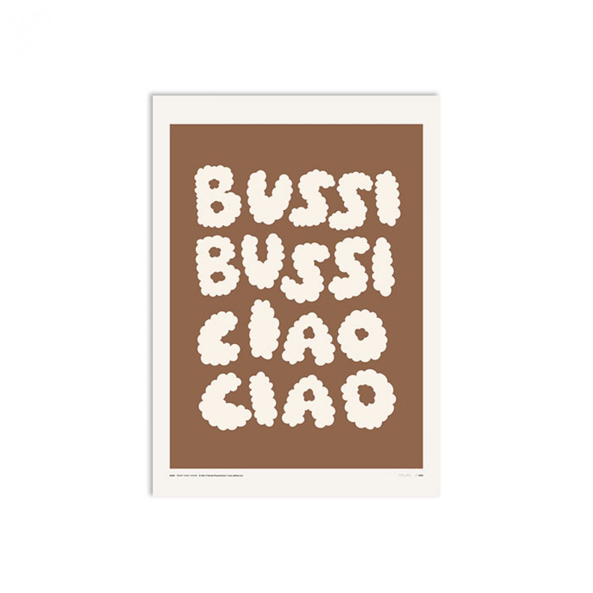 redfries bussi ciao cocoa – Kunstdruck DIN B2