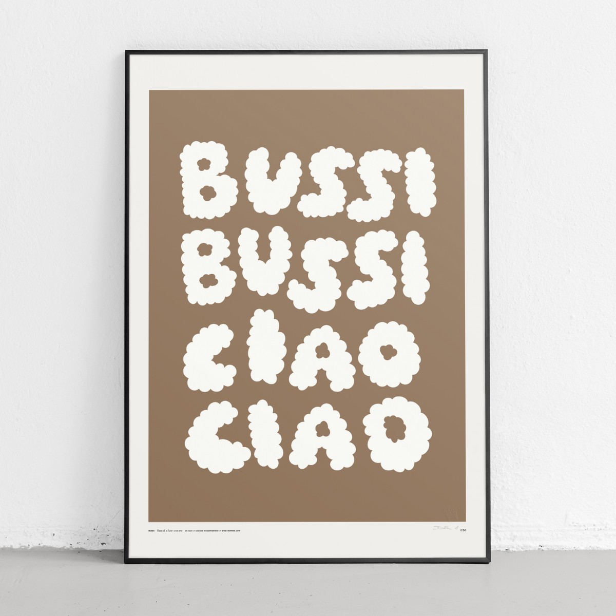 redfries bussi ciao cocoa – Kunstdruck DIN B2