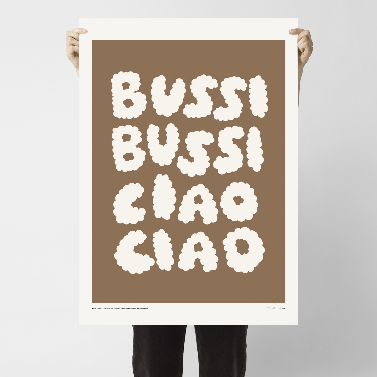 redfries bussi ciao cocoa – Kunstdruck DIN B2