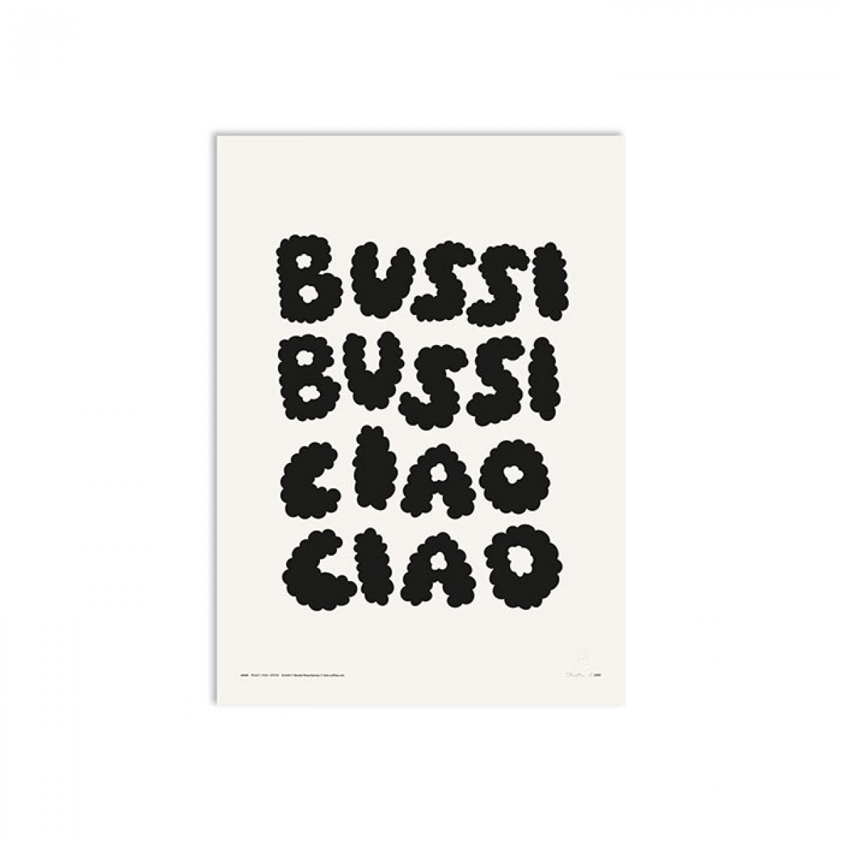 redfries bussi ciao white – Kunstdruck DIN B2