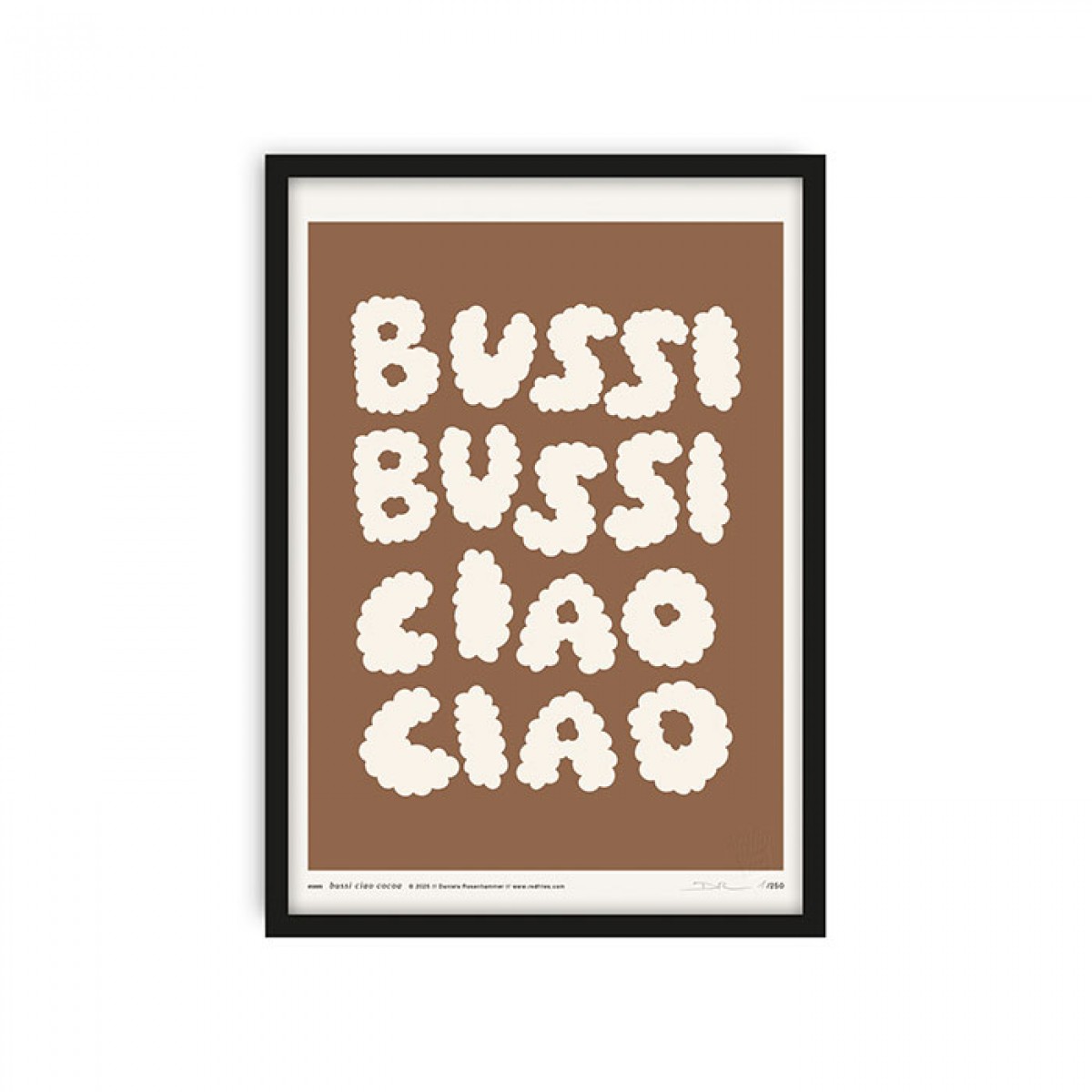 redfries bussi ciao cocoa – Kunstdruck DIN A4