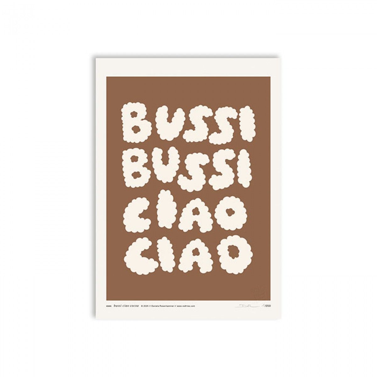 redfries bussi ciao cocoa – Kunstdruck DIN A4
