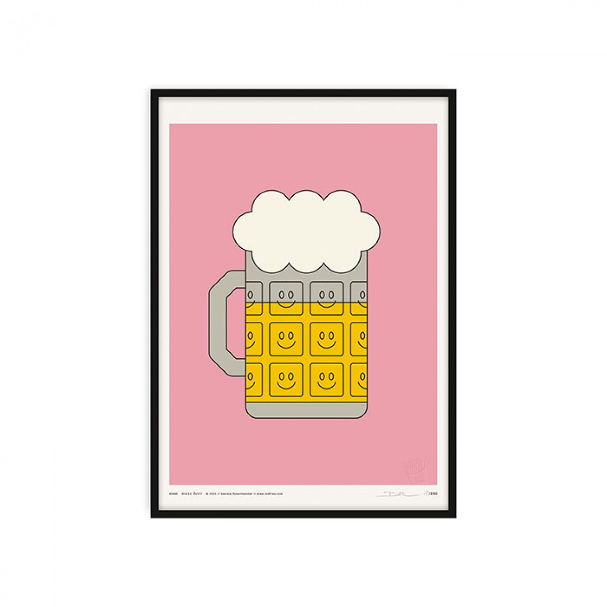 redfries mass beer – Kunstdruck DIN A3