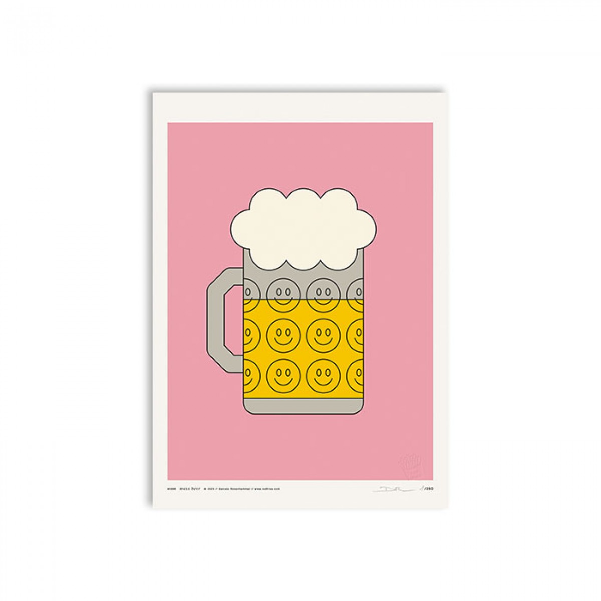 redfries mass beer – Kunstdruck DIN A3