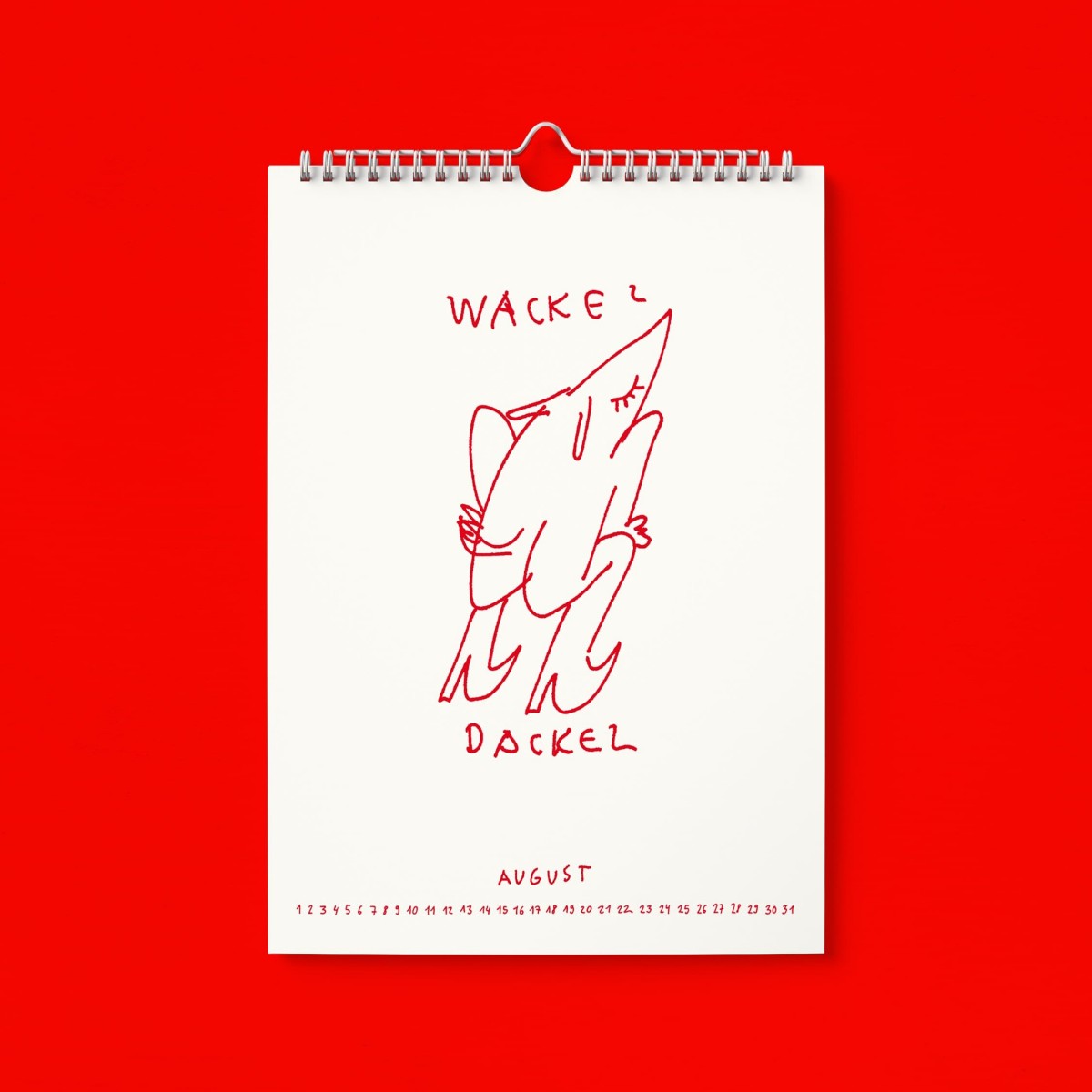 "Richtig auf Zackel durch 2026" Kalender by Gianluca Scigliano