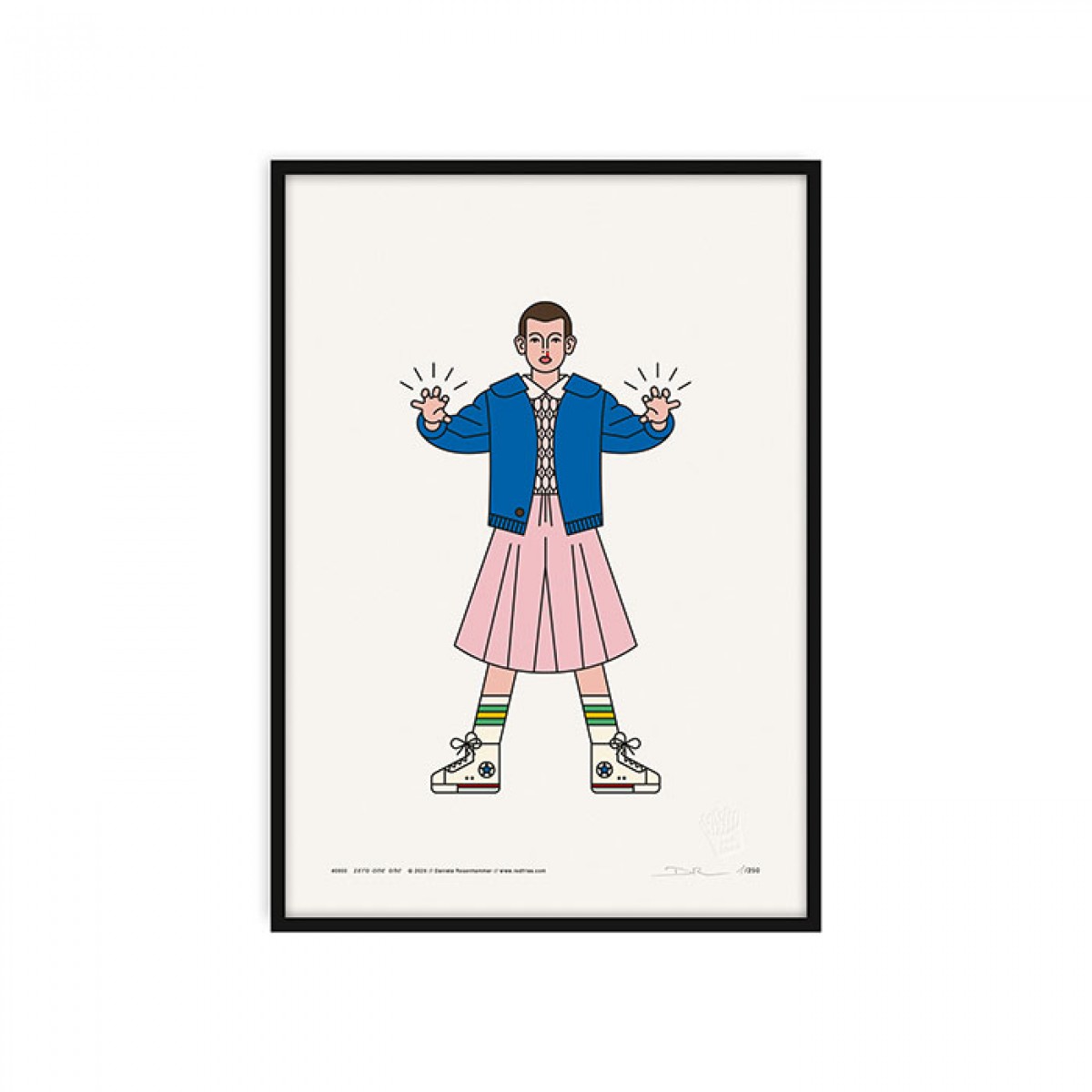 redfries zero one one – Kunstdruck DIN A3