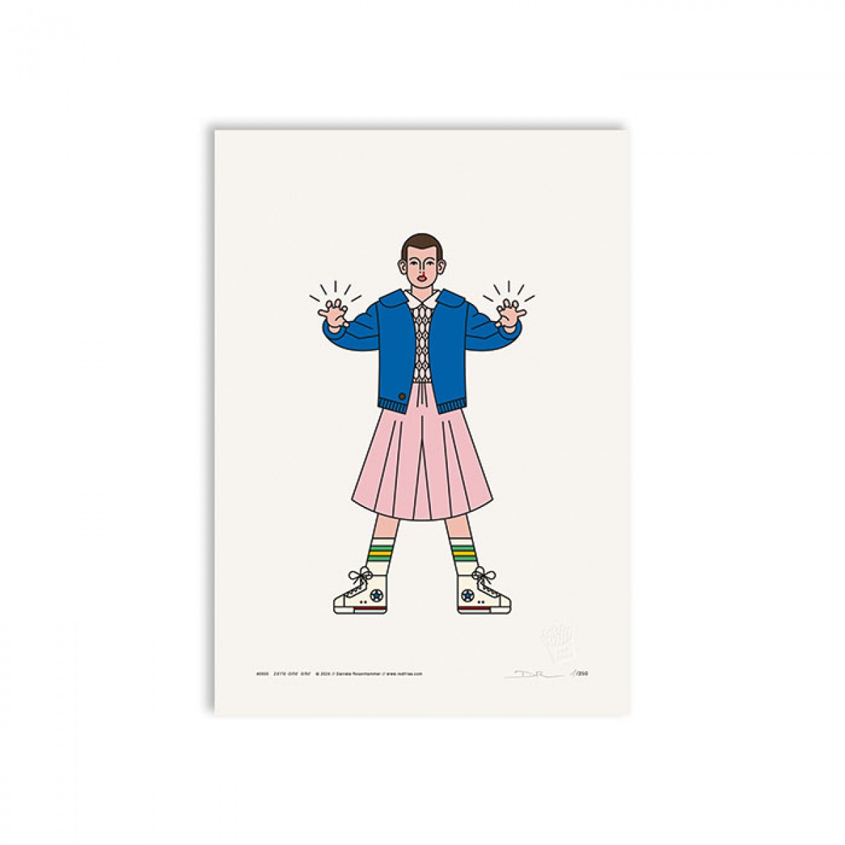 redfries zero one one – Kunstdruck DIN A3