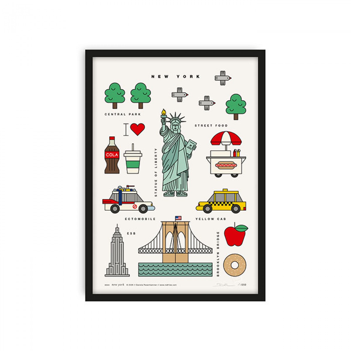 redfries new york – Kunstdruck DIN A4