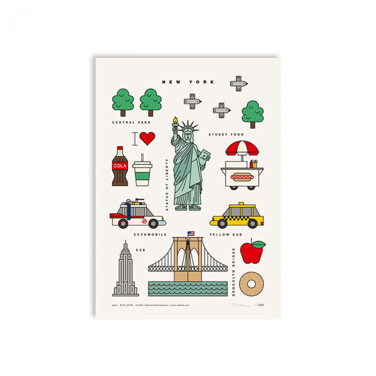 redfries new york – Kunstdruck DIN A4