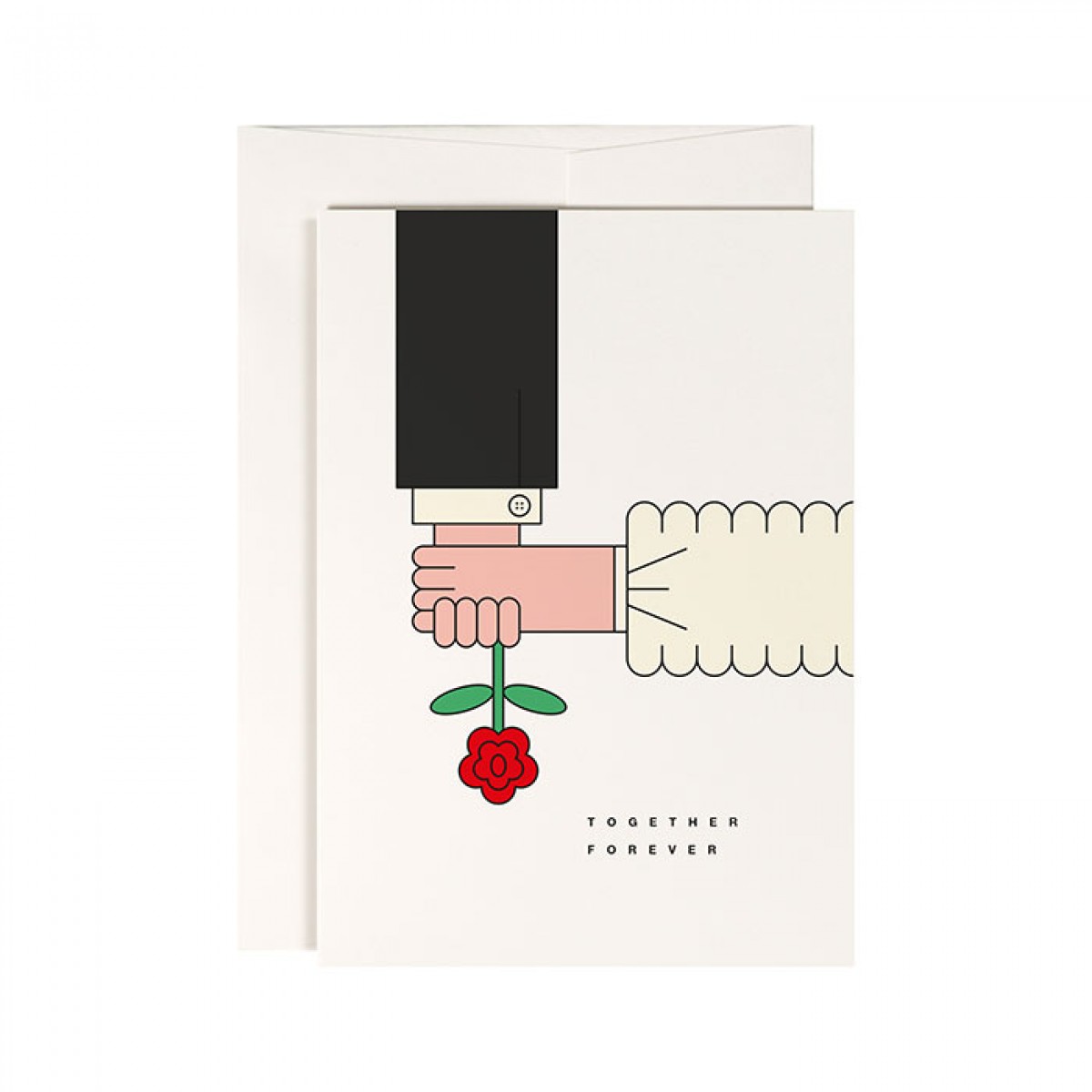 redfries set lovebirds – 4 Klappkarten DIN A6