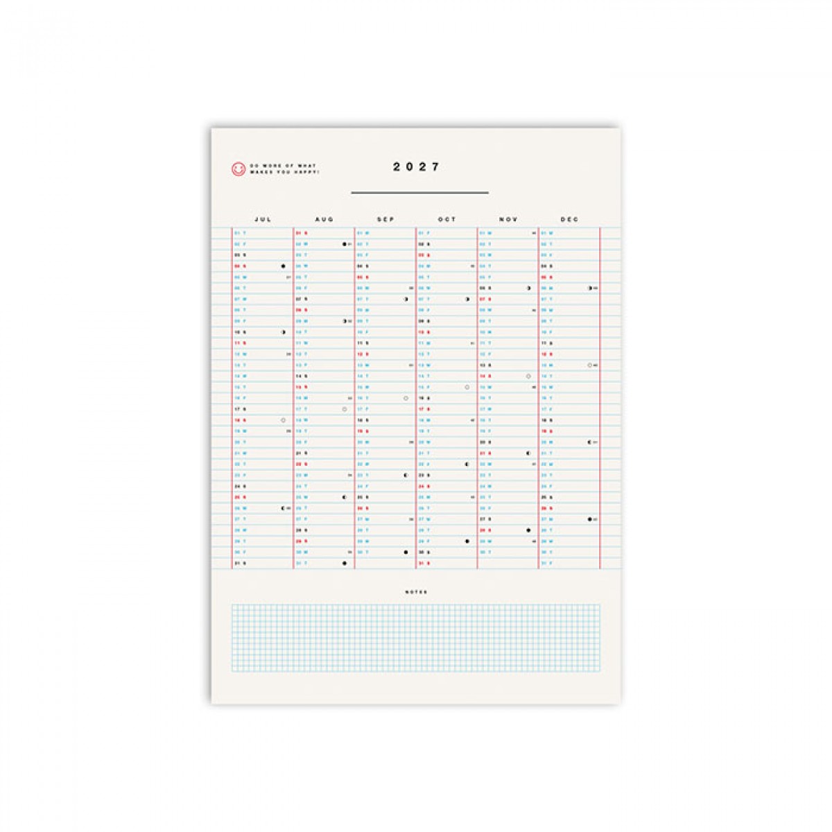 redfries future 2027 – Wandkalender DIN A3