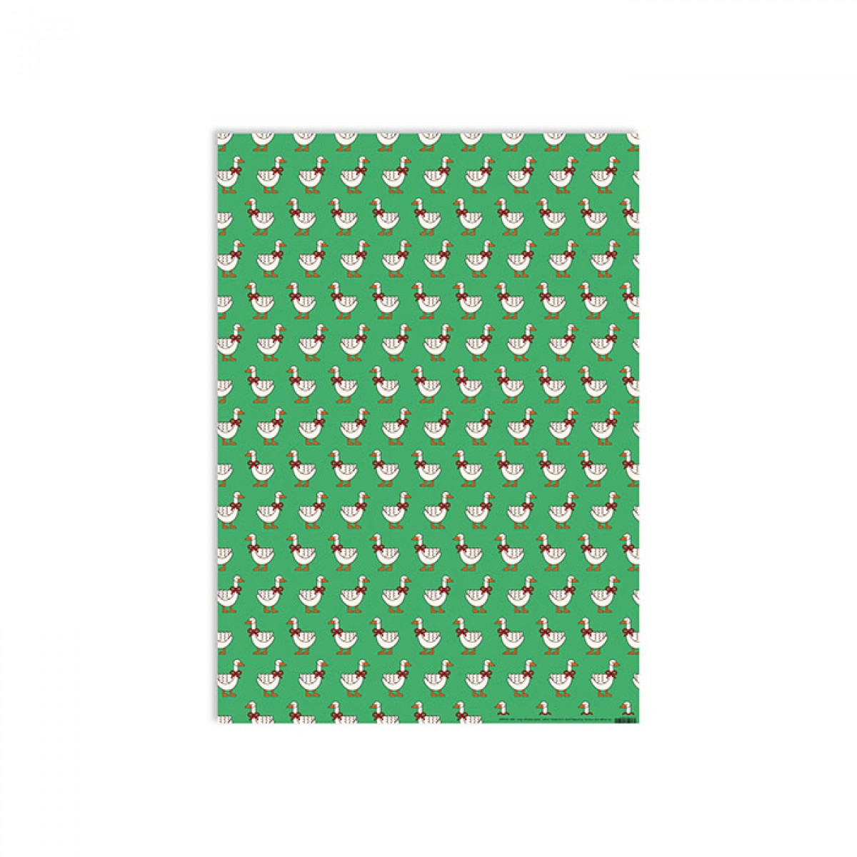 redfries wrap christmas geese – 6 Bögen Geschenkpapier
