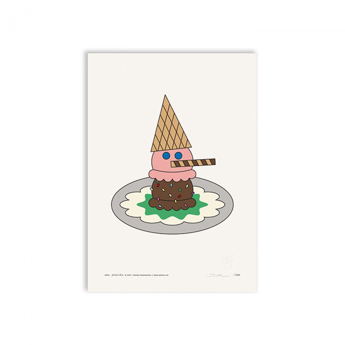 redfries pinocchio – Kunstdruck DIN A3