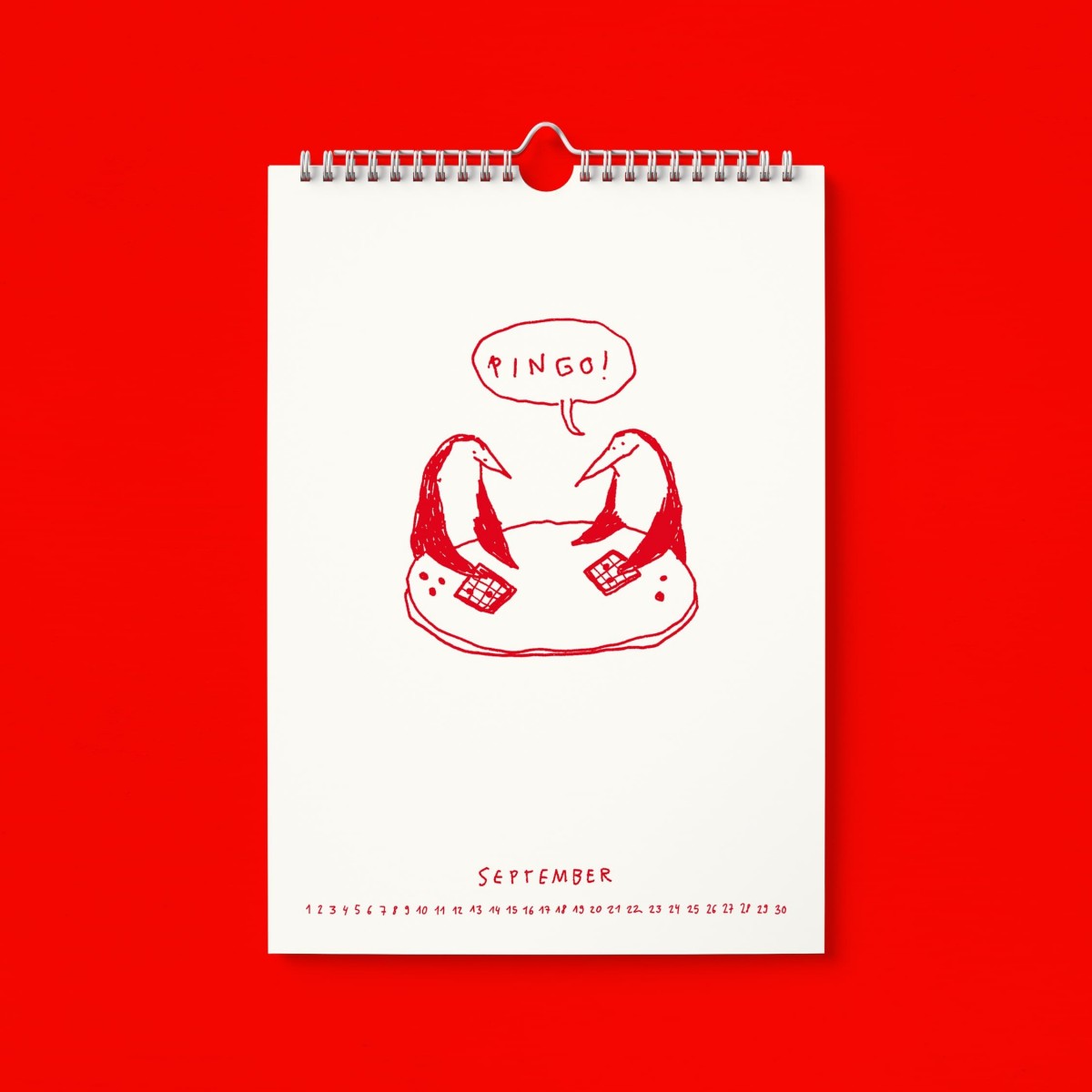 "Ich glaub ich Spinnguin! Schon 2026?!" Kalender by Gianluca Scigliano
