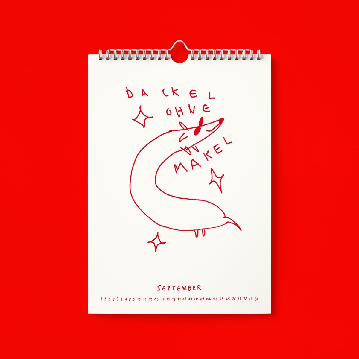 "Richtig auf Zackel durch 2026" Kalender by Gianluca Scigliano