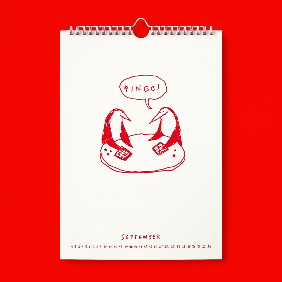 "Ich glaub ich Spinnguin! Schon 2026?!" Kalender by Gianluca Scigliano