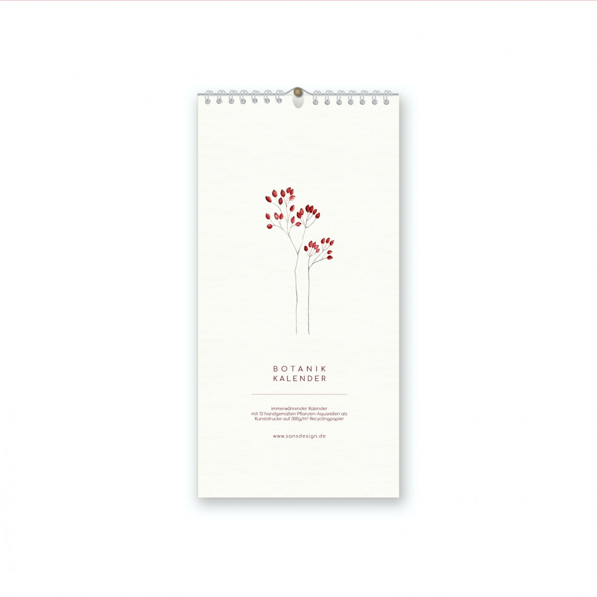 Geburtstagskalender mit Botanikmotiven - SANS.
