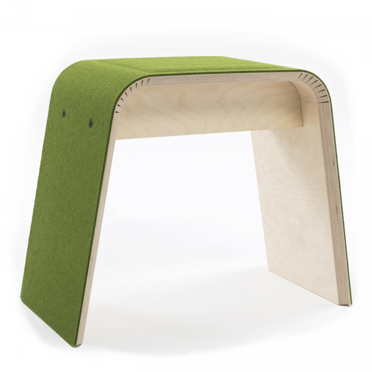 STADIG.stubenhocker Design Sitzhocker aus Holz mit Wollfilz