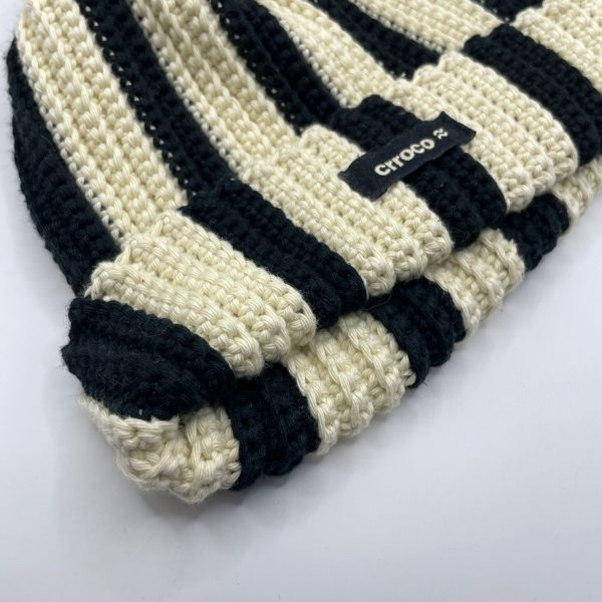 Two-Tone Beanie - bold & cozy