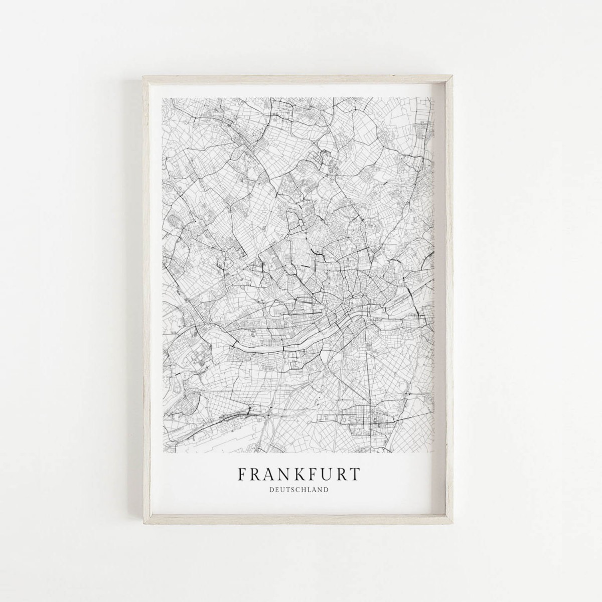 FRANKFURT als hochwertiges Poster im skandinavischen Stil von Skanemarie +++ Geschenkidee
