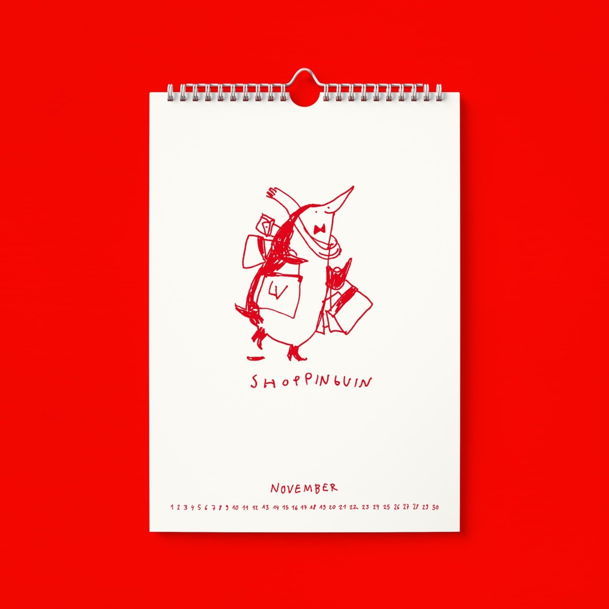 "Ich glaub ich Spinnguin! Schon 2026?!" Kalender by Gianluca Scigliano