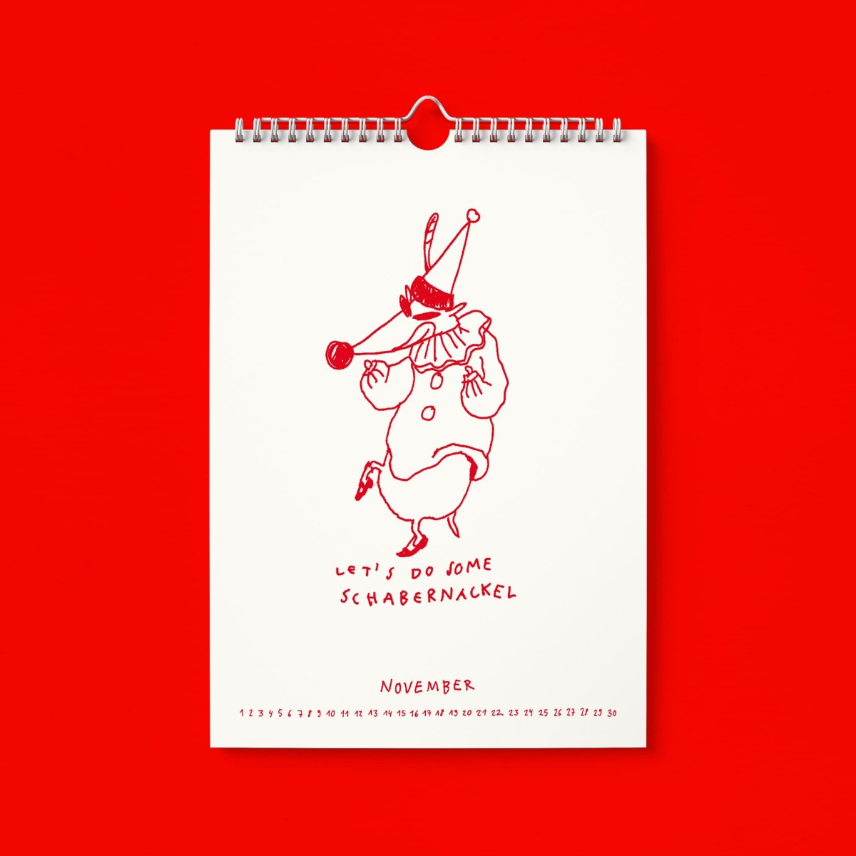 "Richtig auf Zackel durch 2026" Kalender by Gianluca Scigliano