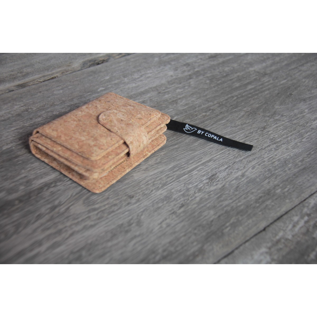 Portemonnaie handmade aus Kork mit Zipper