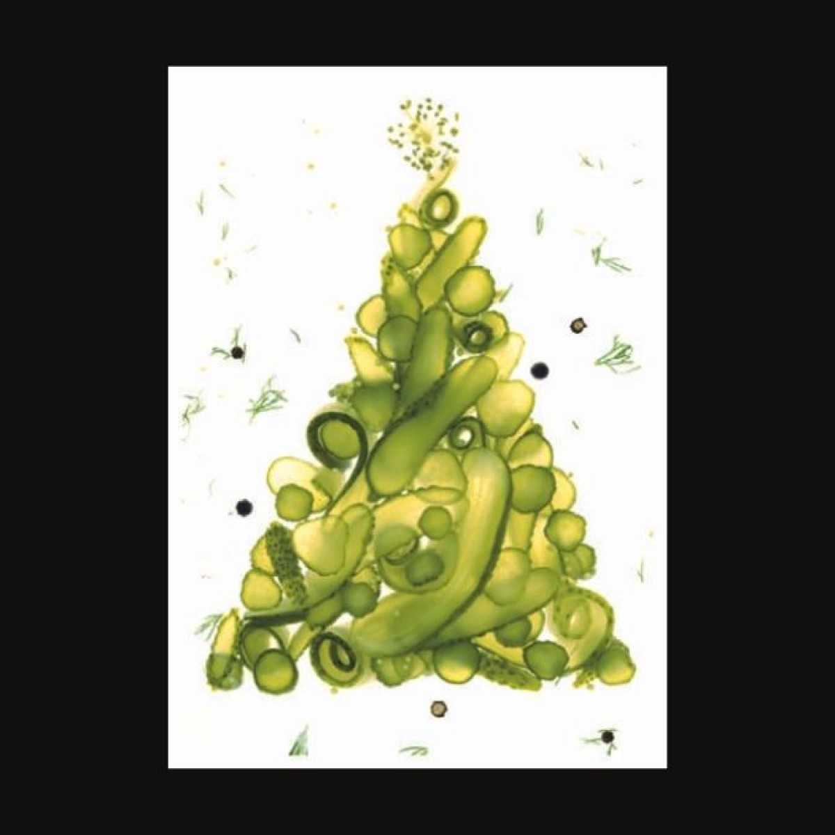 Salty – Set aus 6 Postkarten mit „herzhaften“  
weihnachtlichen Motiven