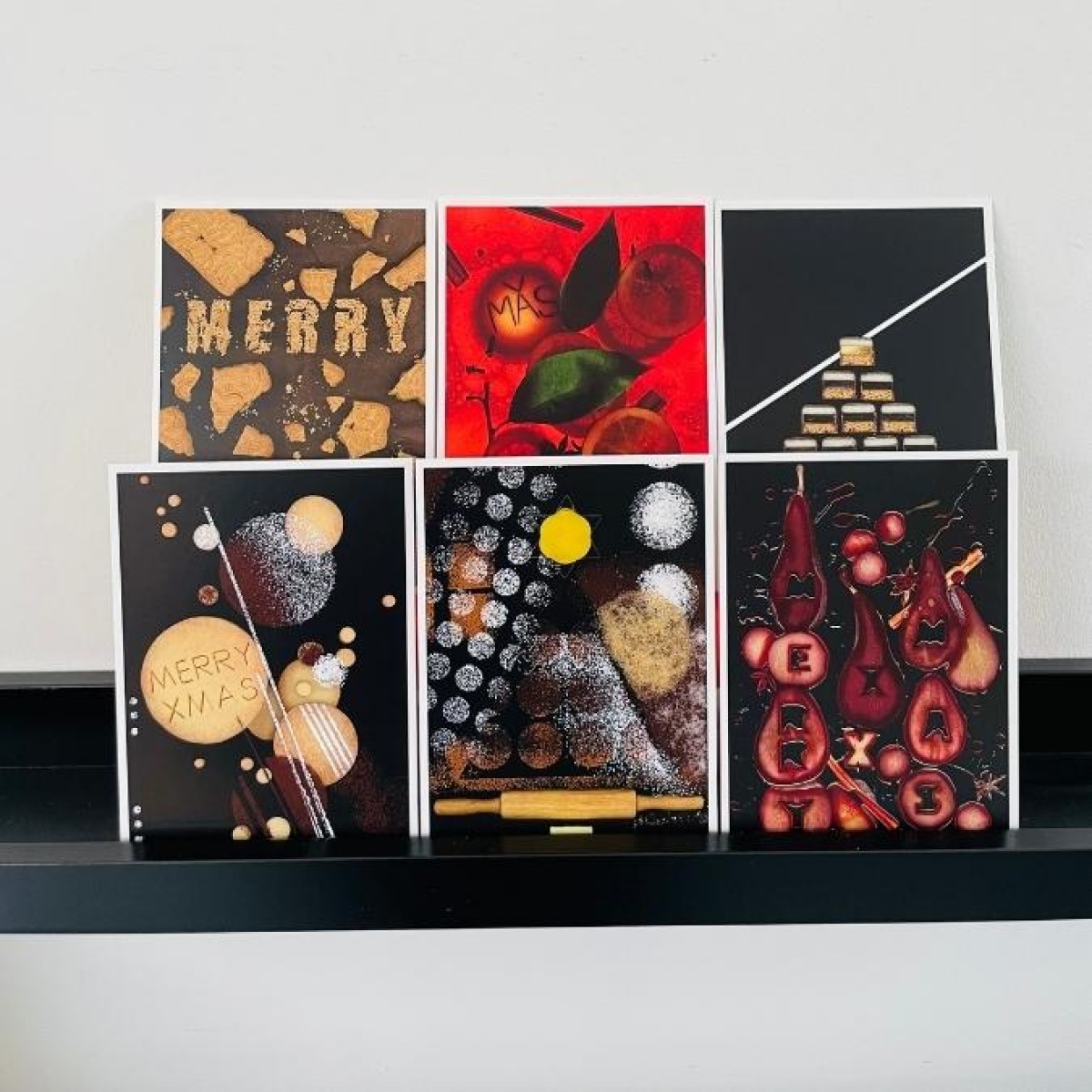Sweet – Set aus 6 Postkarten mit „süßen“  
weihnachtlichen Motiven von Max Faber