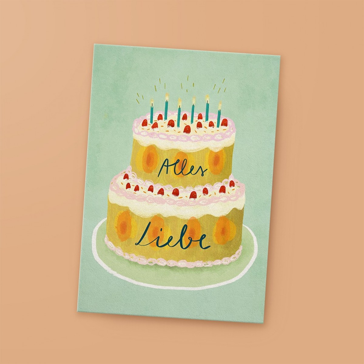 franzizo Postkarte »Alles Liebe«