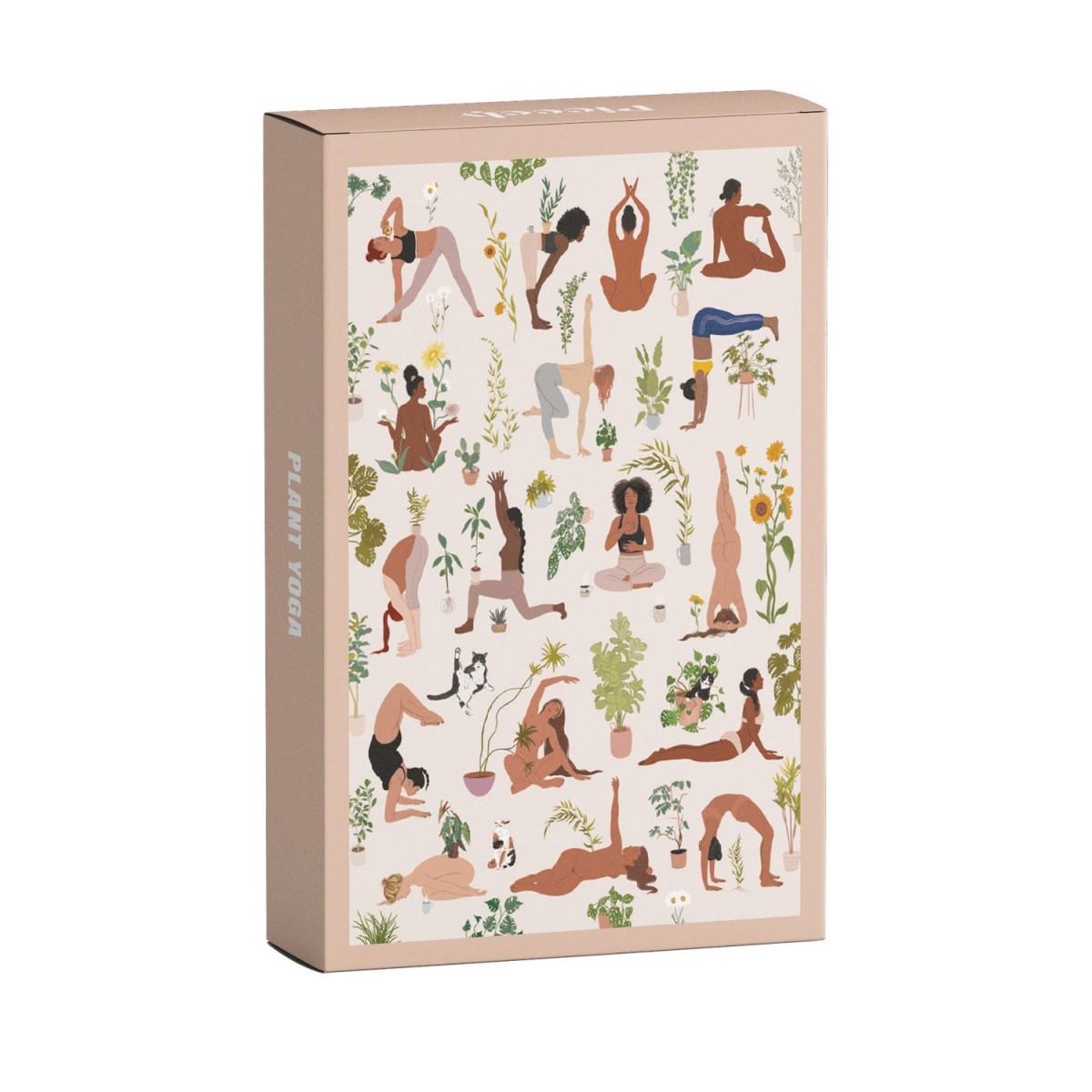 Piecely Plant Yoga Minipuzzle, 99 Teile