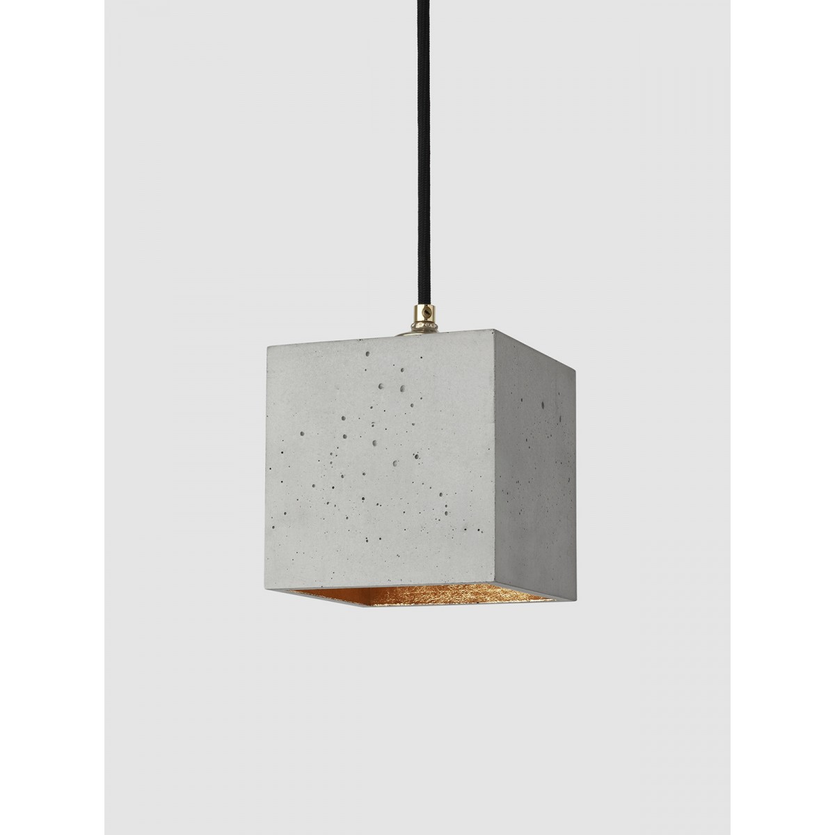 GANTlights - Beton Hängelampe [B1] Lampe Gold minimalistisch