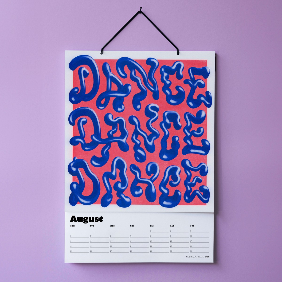 Mix & Match Art Kalender 2025 / The Happy Club