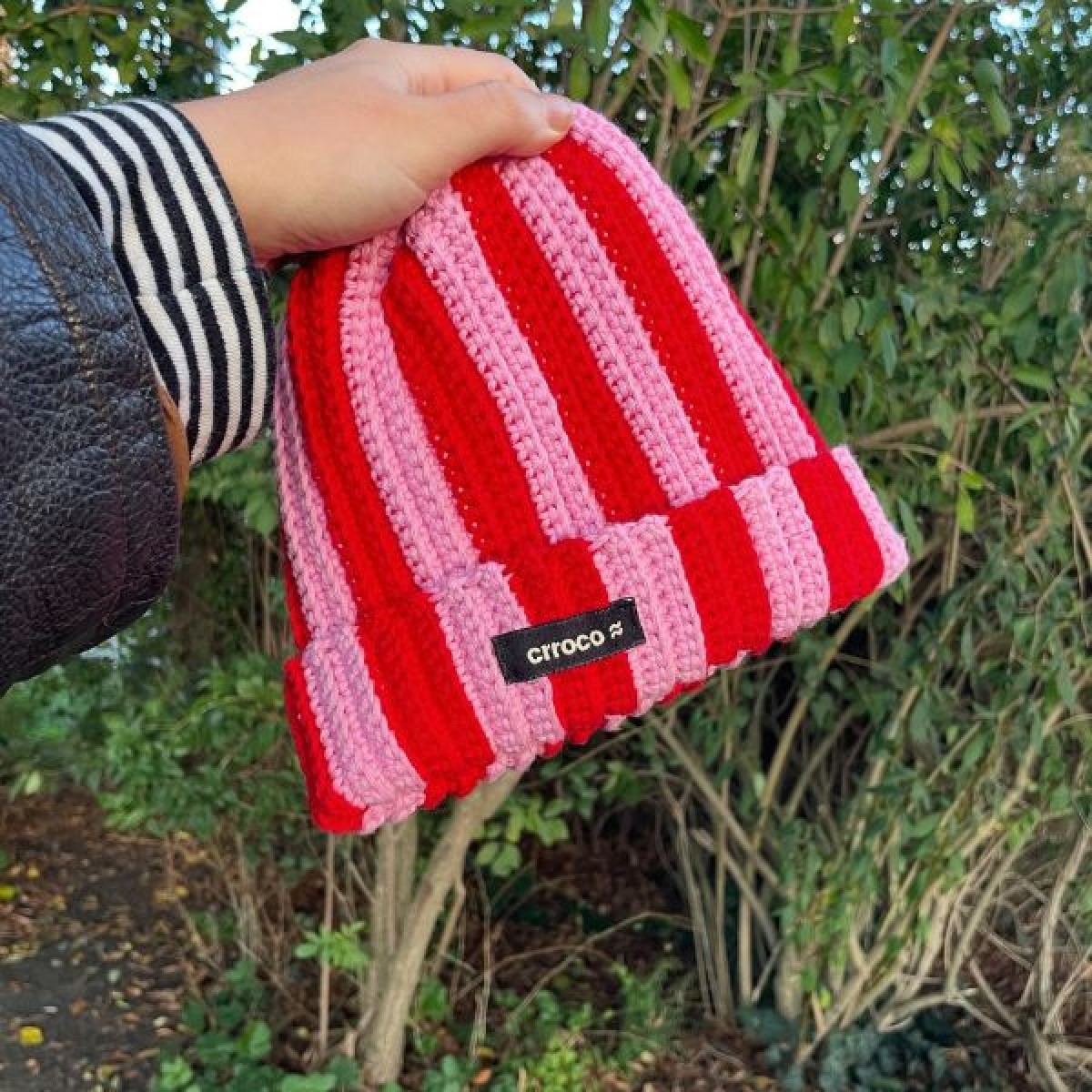 Two-Tone Beanie - bold & cozy - von crroco studio