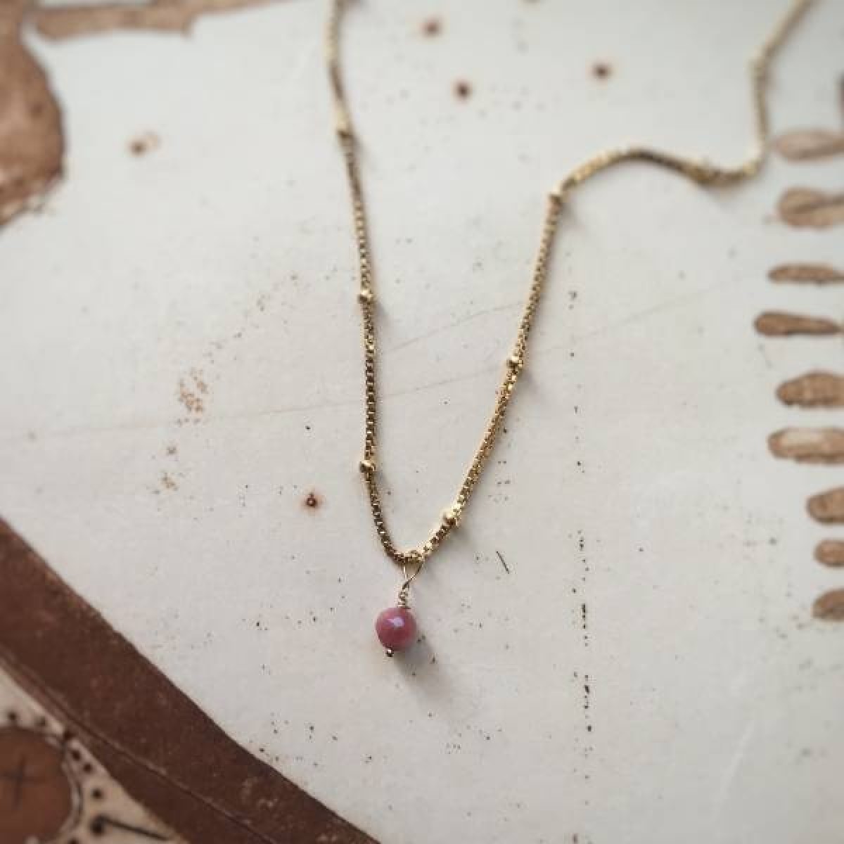Ida Ping Jewelry // FLOW NECKLACE • PINK TURMALIN