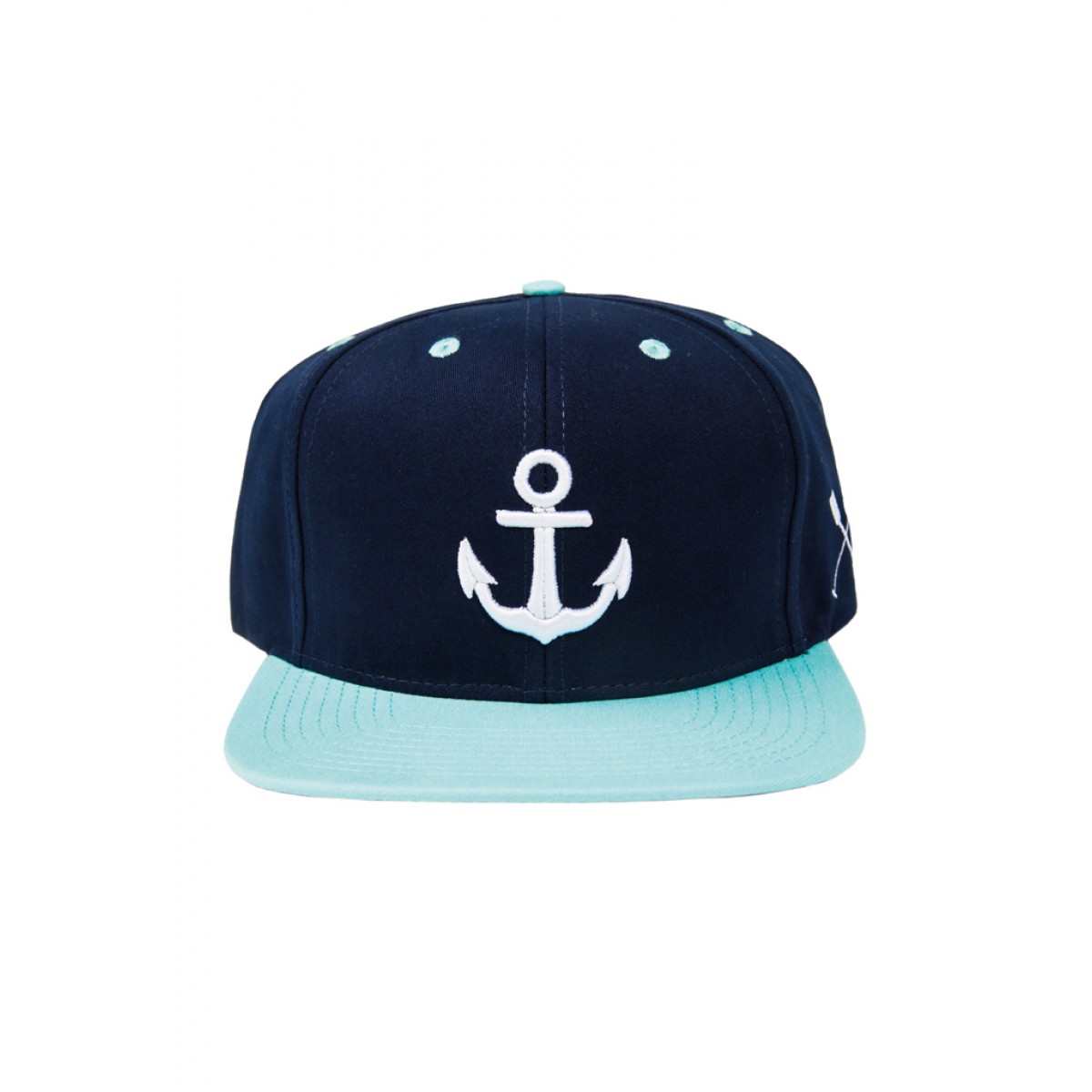 HOME IS WHERE YOUR HEART IS. - WONDERLAND SNAPBACK
(NAVY BLUE/MINT)