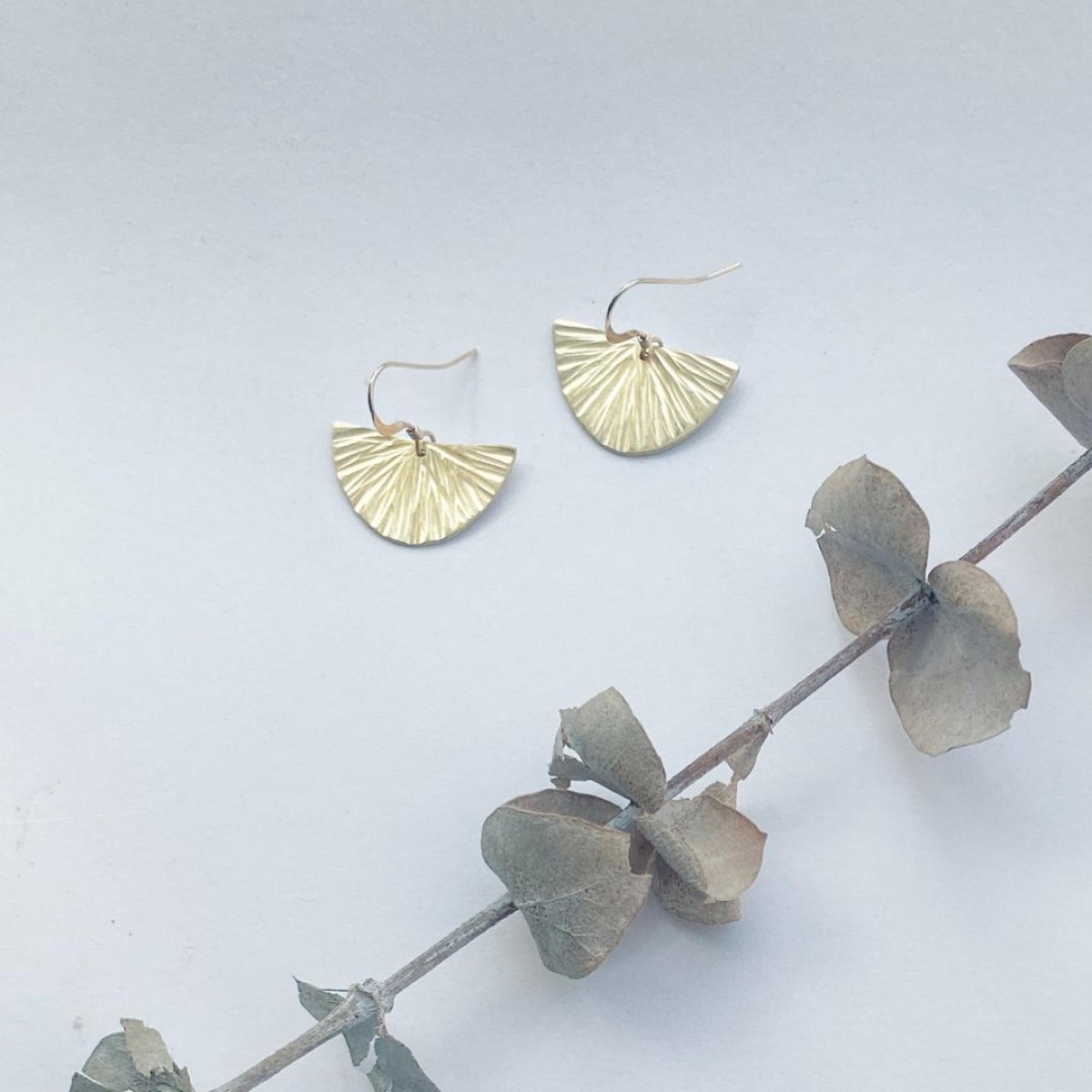 IDA PING Jewelry // Ohrringe Messing - Lemon Twist