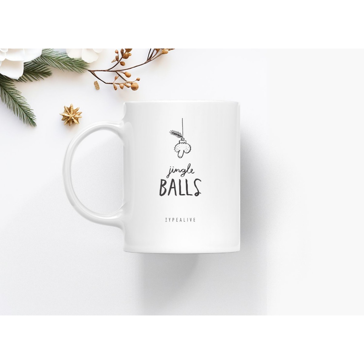 typealive / Tasse aus Keramik / Jingle Balls