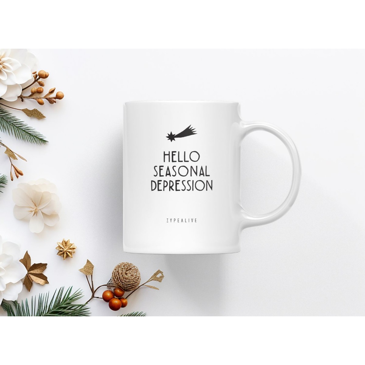 typealive / Tasse aus Keramik / Seasonal Depression