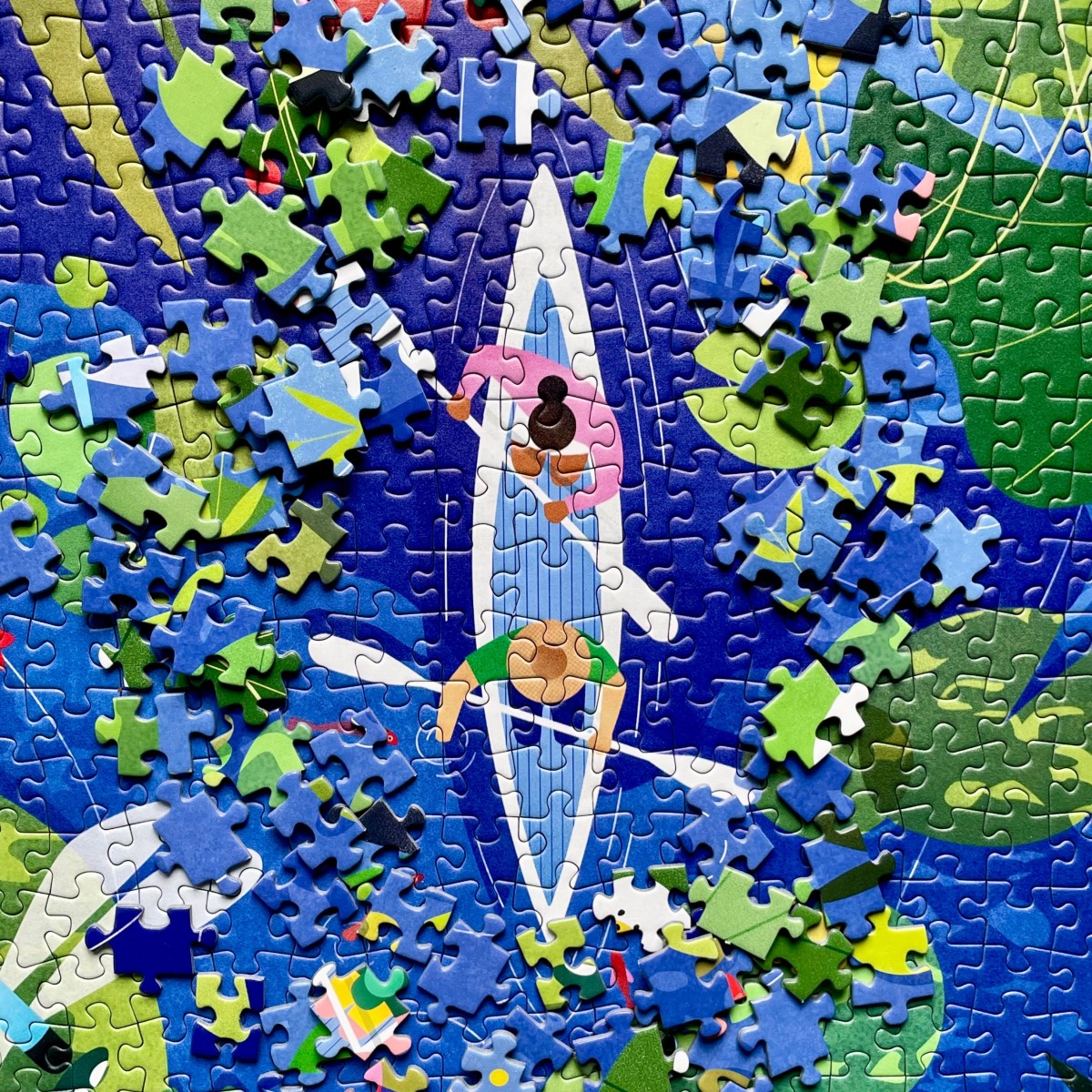 Das Puzzle Kollektiv - Puzzle "Canopy Canoeing"" 1000 Teile