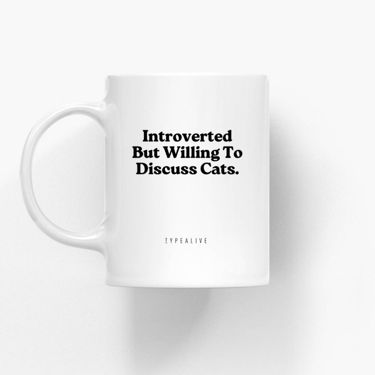 typealive / Tasse aus Keramik / Discuss Cats