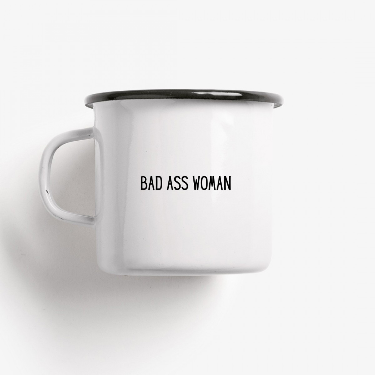 typealive / Emaillebecher Tasse / Bad Ass Women