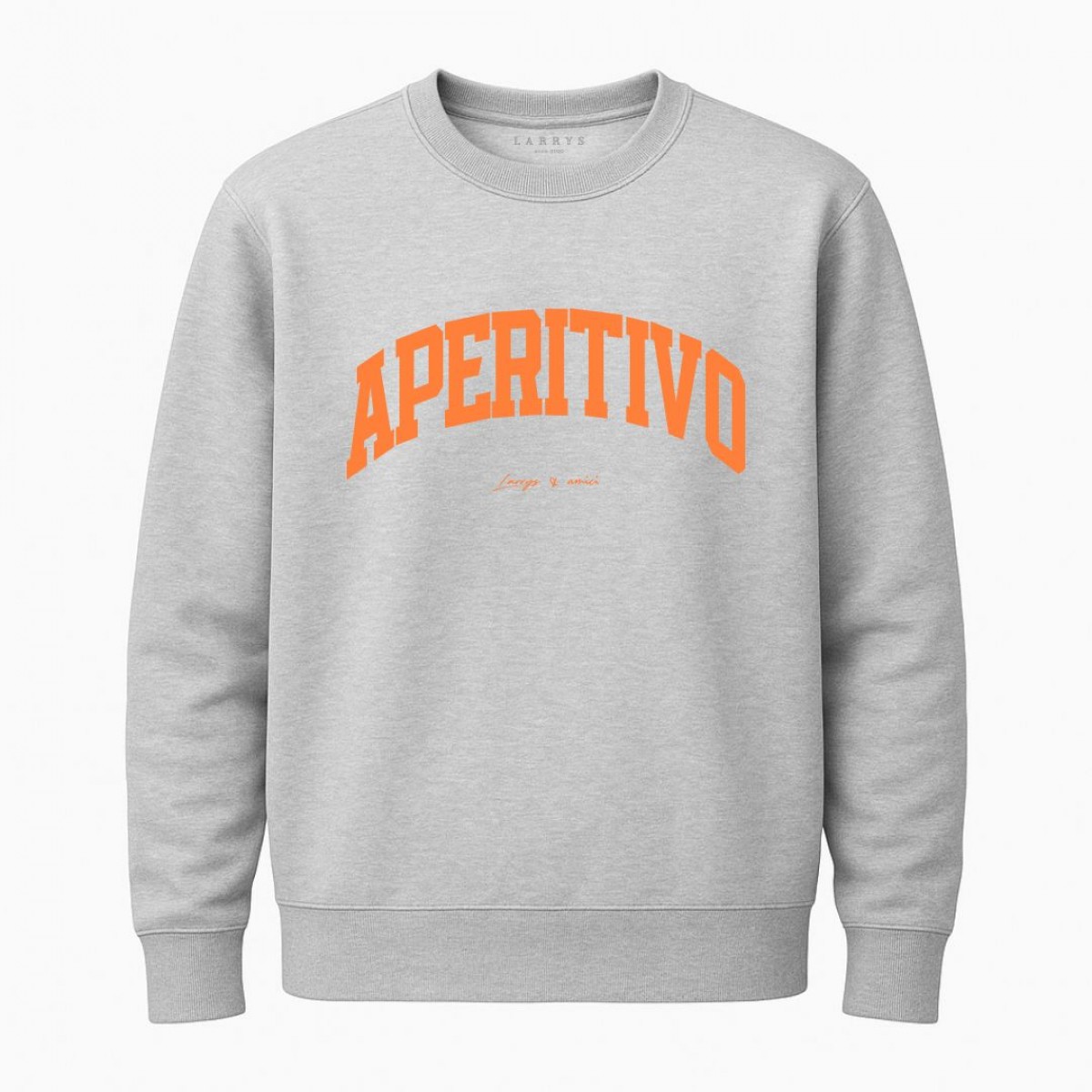 aperitivo sweater - heather grey - larrys fashion